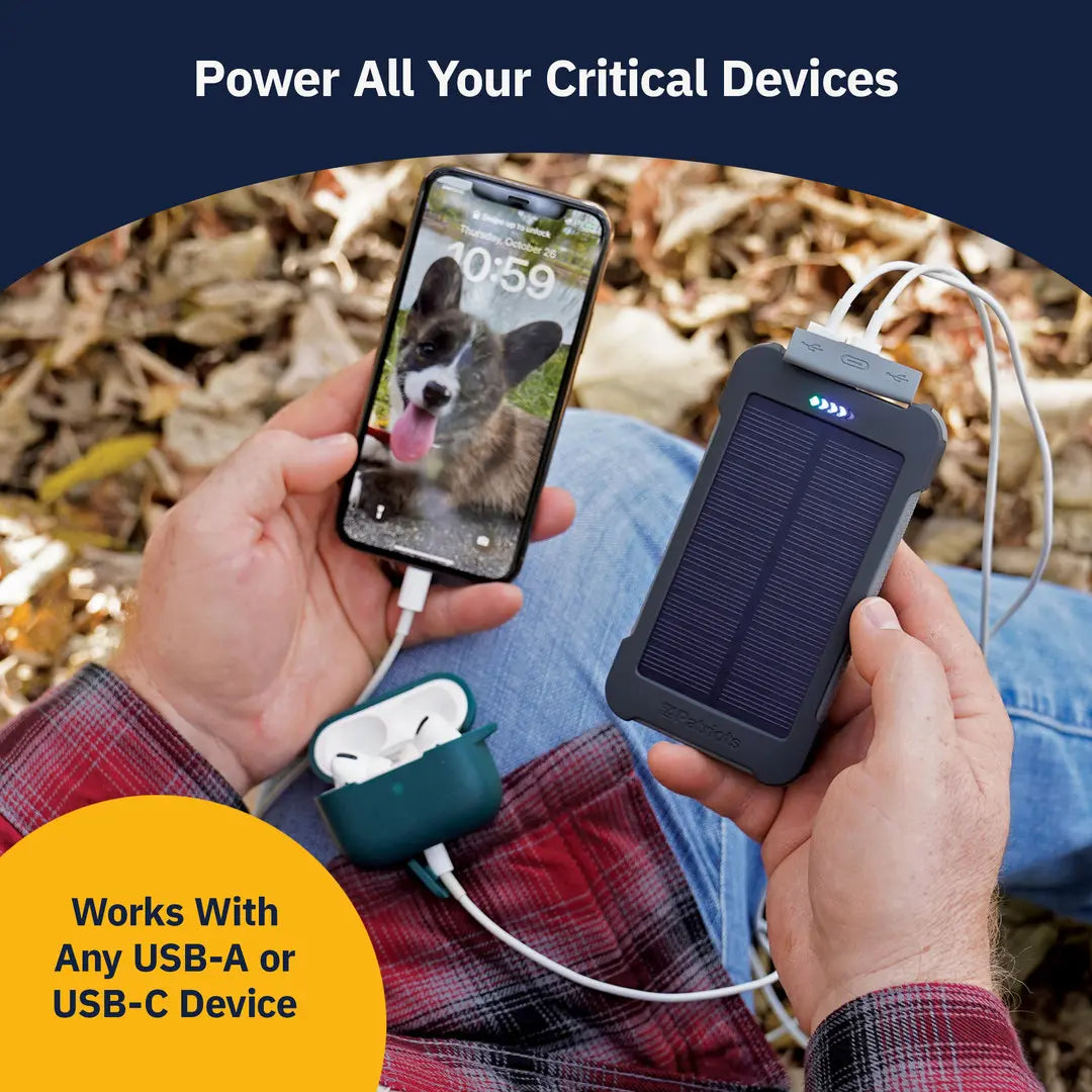 Solar Patriot Power Cell  - Portable Solar Power Bank